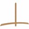 Ekena Millwork Bellingham Timber Gable Bracket, Western Red Cedar, 96"W x 52"H x 1 1/2"D x 3 1/2"F, 13/12 Pitch GBW096X52X0204BEL00SWR - alternate 5